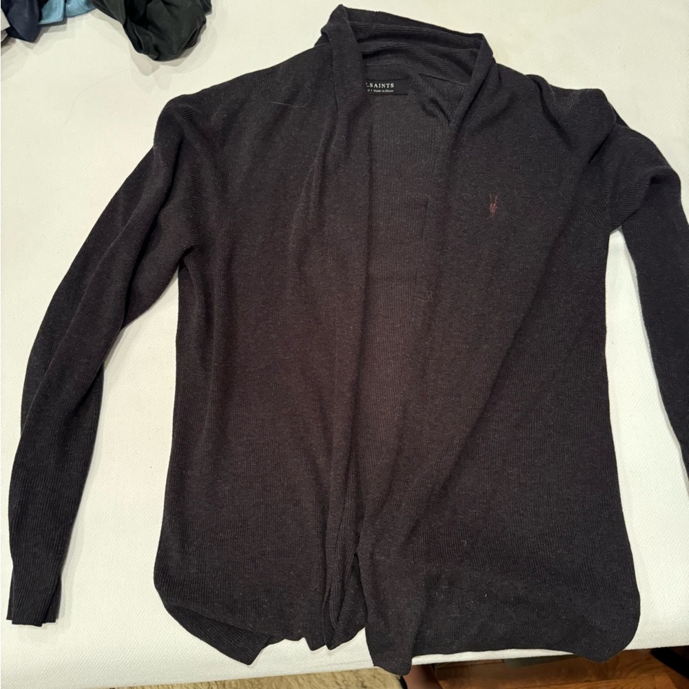 All saints long sleeve cardigan